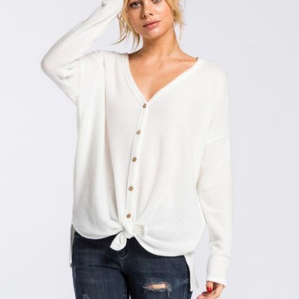 LARGE Thermal Knit long sleeve top - Picture 2 of 3